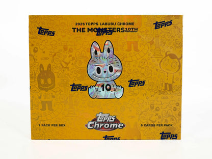 Labubu Chrome 10th Anniversary Box (Topps 2025) | Columbia Sports Cards - Columbia Hobby - Sports Card Boxes - Toploaders - Card Savers