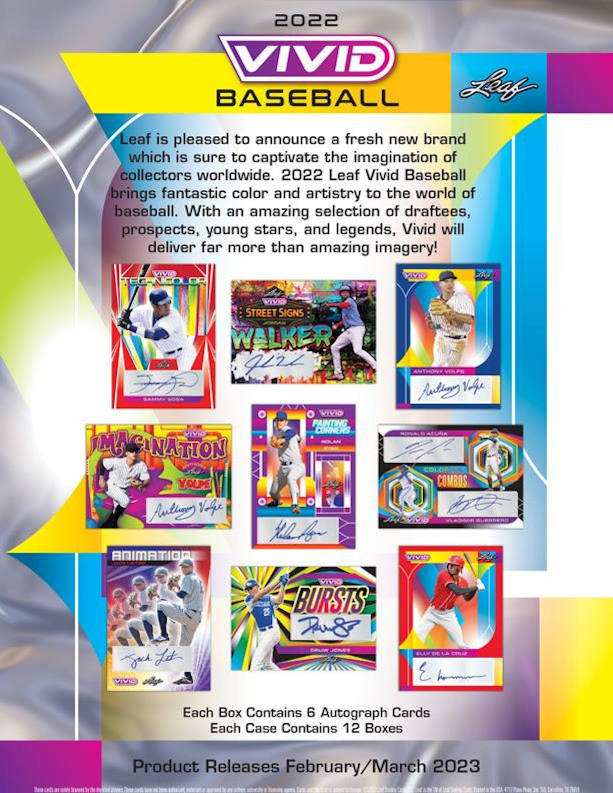 2022 Leaf Vivid Baseball Box