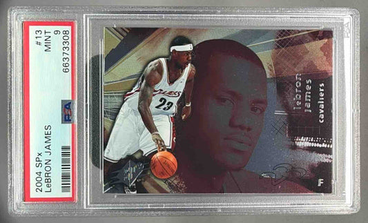 LEBRON JAMES 2004 UPPER DECK SPX PSA 9 MINT - CAVALIERS LAKERS - Columbia Hobby - Sports Card Boxes - Toploaders - Card Savers