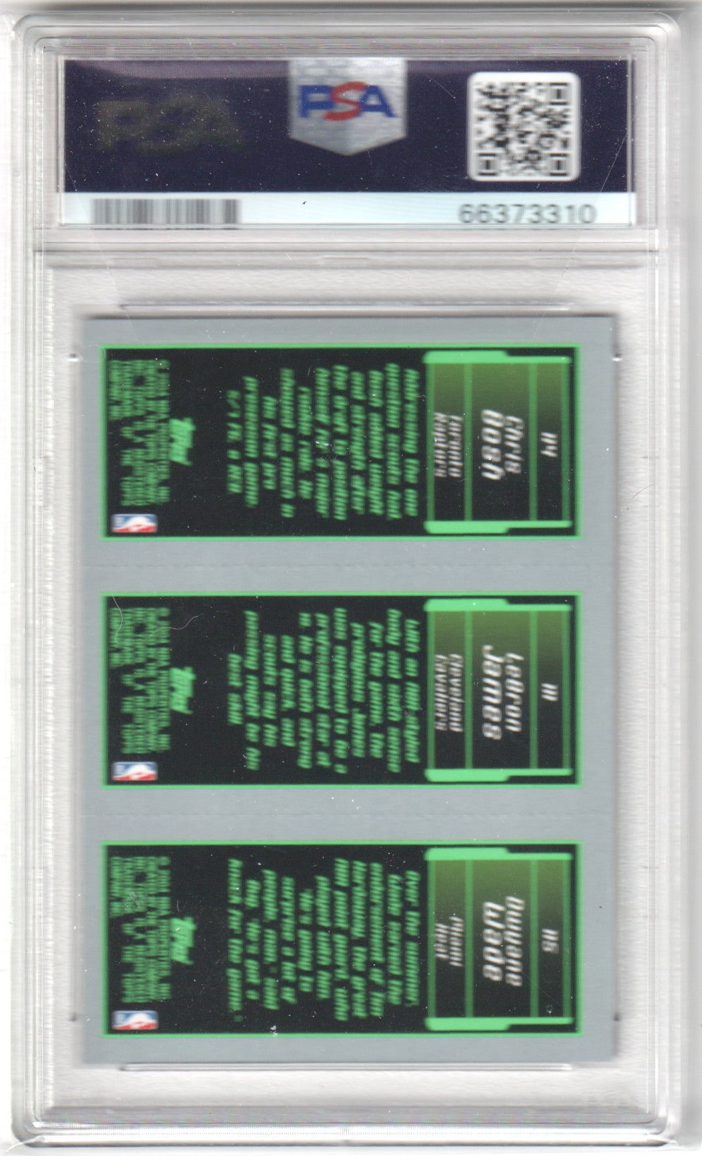 LEBRON JAMES DWAYNE WADE BOSH 2003 Topps Rookie Matrix RC PSA 9 MINT - Columbia Hobby - Sports Card Boxes - Toploaders - Card Savers