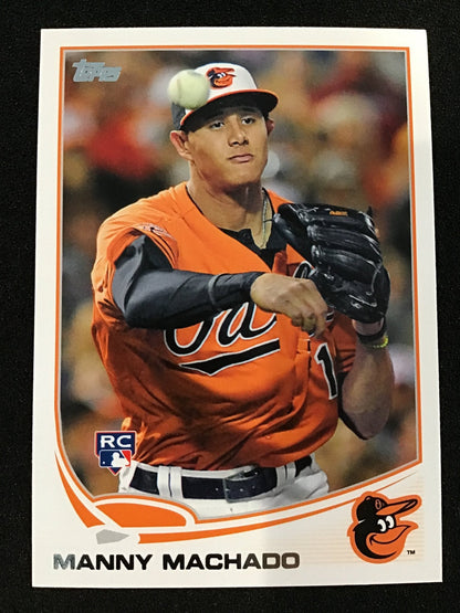 Manny Machado 2013 Topps #270 RC Rookie Baltimore Orioles - Columbia Hobby - Sports Card Boxes - Toploaders - Card Savers
