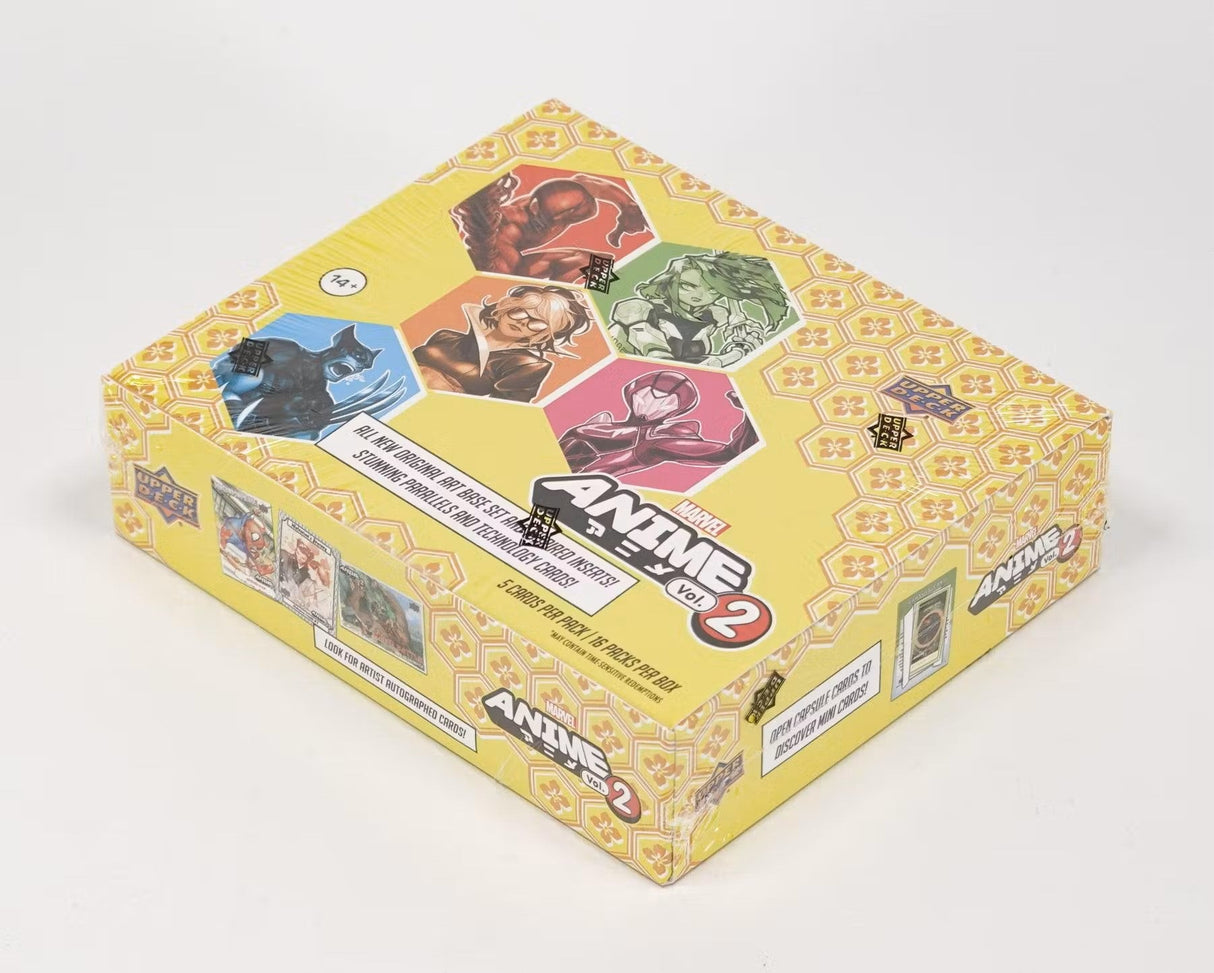 Marvel Anime Volume 2 Hobby Box (Upper Deck 2023) - Columbia Hobby - Sports Card Boxes - Toploaders - Card Savers