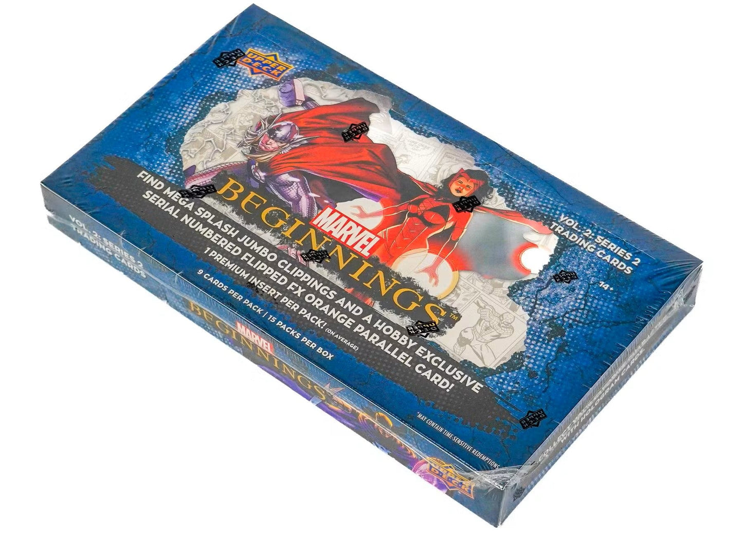 Marvel Beginnings Volume 2 Series 2 Trading Cards Hobby Box (Upper Deck 2024) - Columbia Hobby - Sports Card Boxes - Toploaders - Card Savers