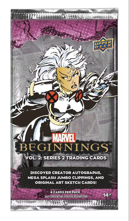 Marvel Beginnings Volume 2 Series 2 Trading Cards Hobby Box (Upper Deck 2024) - Columbia Hobby - Sports Card Boxes - Toploaders - Card Savers