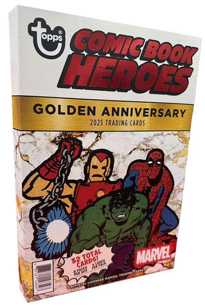 Marvel Comic Book Heroes 1975 Golden Anniversary Hobby Box (Topps 2025) | Columbia Sports Cards - Columbia Hobby - Sports Card Boxes - Toploaders - Card Savers