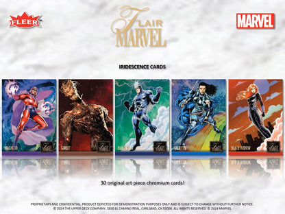 Marvel Flair Trading Cards Hobby Box (Upper Deck 2024) - Columbia Hobby - Sports Card Boxes - Toploaders - Card Savers