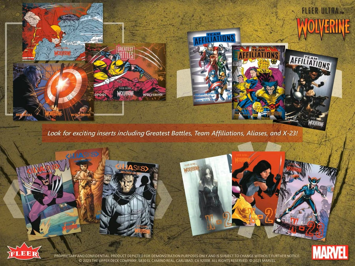 Marvel Fleer Ultra Wolverine Trading Cards Hobby Box (Upper Deck 2024) - Columbia Hobby - Sports Card Boxes - Toploaders - Card Savers