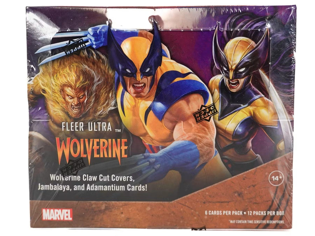 Marvel Fleer Ultra Wolverine Trading Cards Hobby Box (Upper Deck 2024) - Columbia Hobby - Sports Card Boxes - Toploaders - Card Savers