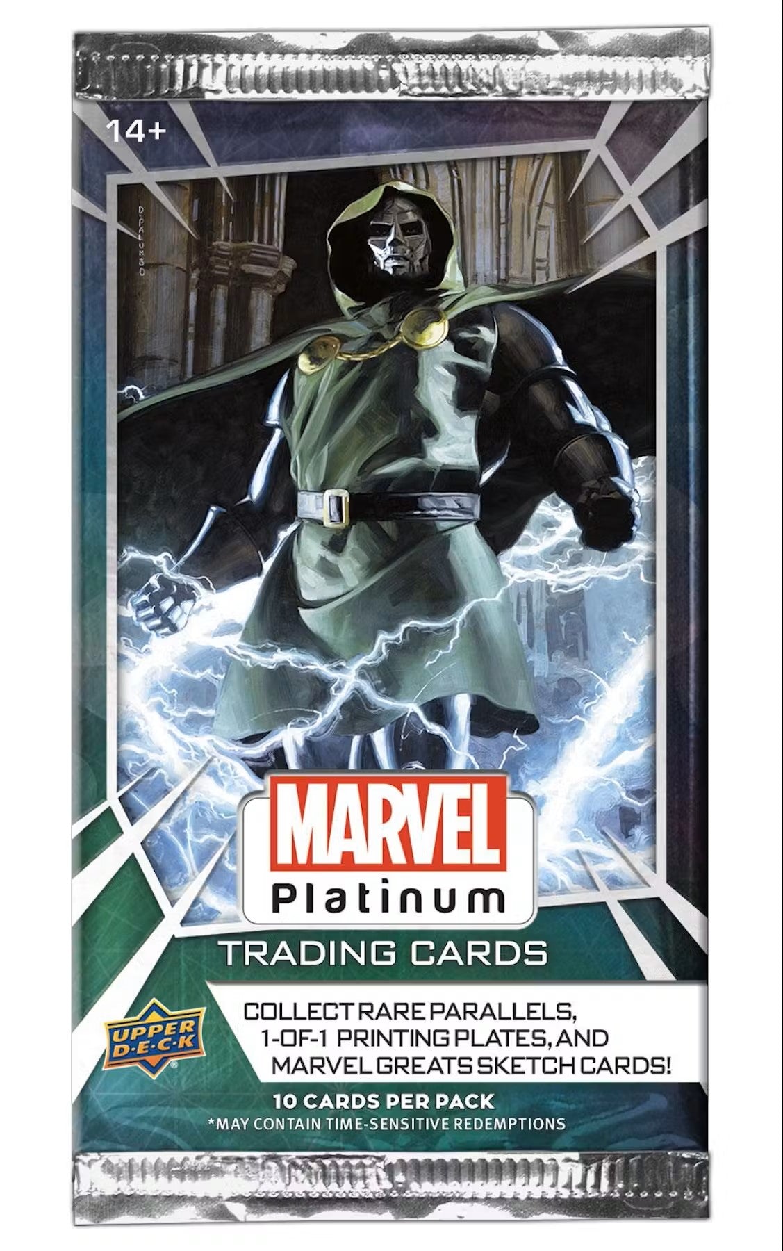 Marvel Platinum Trading Cards Hobby Box (Upper Deck 2023 2024) - Columbia Hobby - Sports Card Boxes - Toploaders - Card Savers