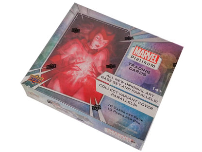 Marvel Platinum Trading Cards Hobby Box (Upper Deck 2023 2024) - Columbia Hobby - Sports Card Boxes - Toploaders - Card Savers