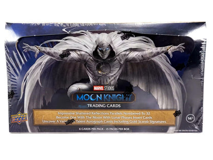 Marvel Studios Moon Knight Hobby Box (Upper Deck 2023) - Columbia Hobby - Sports Card Boxes - Toploaders - Card Savers