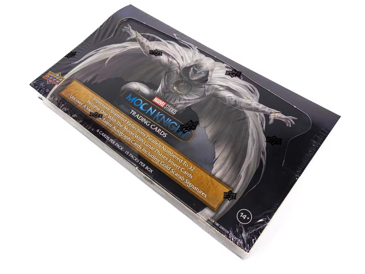 Marvel Studios Moon Knight Hobby Box (Upper Deck 2023) - Columbia Hobby - Sports Card Boxes - Toploaders - Card Savers