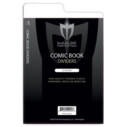 Max Pro Comic Book Dividers - 300ct Case - Columbia Hobby - Sports Card Boxes - Toploaders - Card Savers