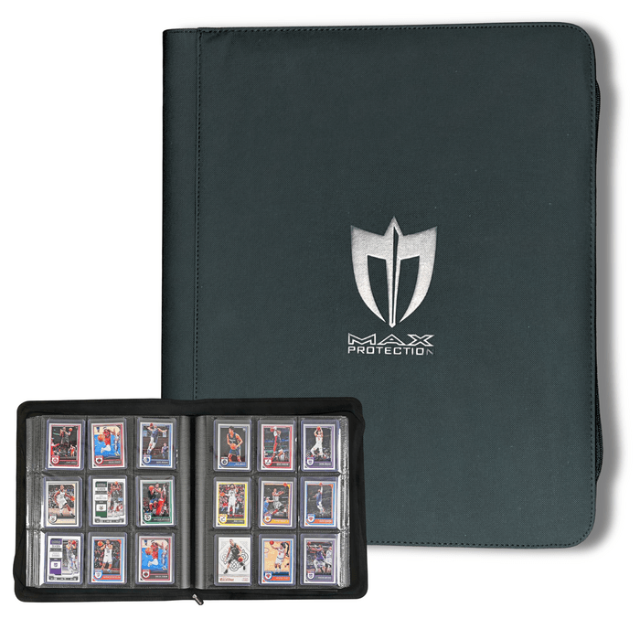 Max Pro Ultra Guardian Top Loader Binder | Holds 252 Standard 3″×4″ Sports & Pokemon Cards - Columbia Hobby - Sports Card Boxes - Toploaders - Card Savers