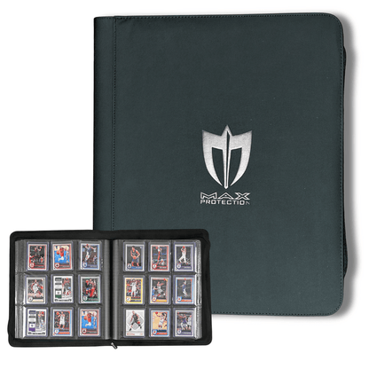 Max Pro Ultra Guardian Top Loader Binder | Holds 252 Standard 3″×4″ Sports & Pokemon Cards - Columbia Hobby - Sports Card Boxes - Toploaders - Card Savers