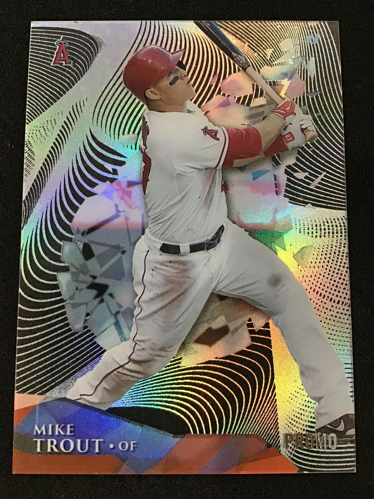 Mike Trout 2014 Topps High Tek HT - MT Promo Angels - Columbia Hobby - Sports Card Boxes - Toploaders - Card Savers