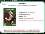 2024 Topps Holiday Baseball Advent Calendar