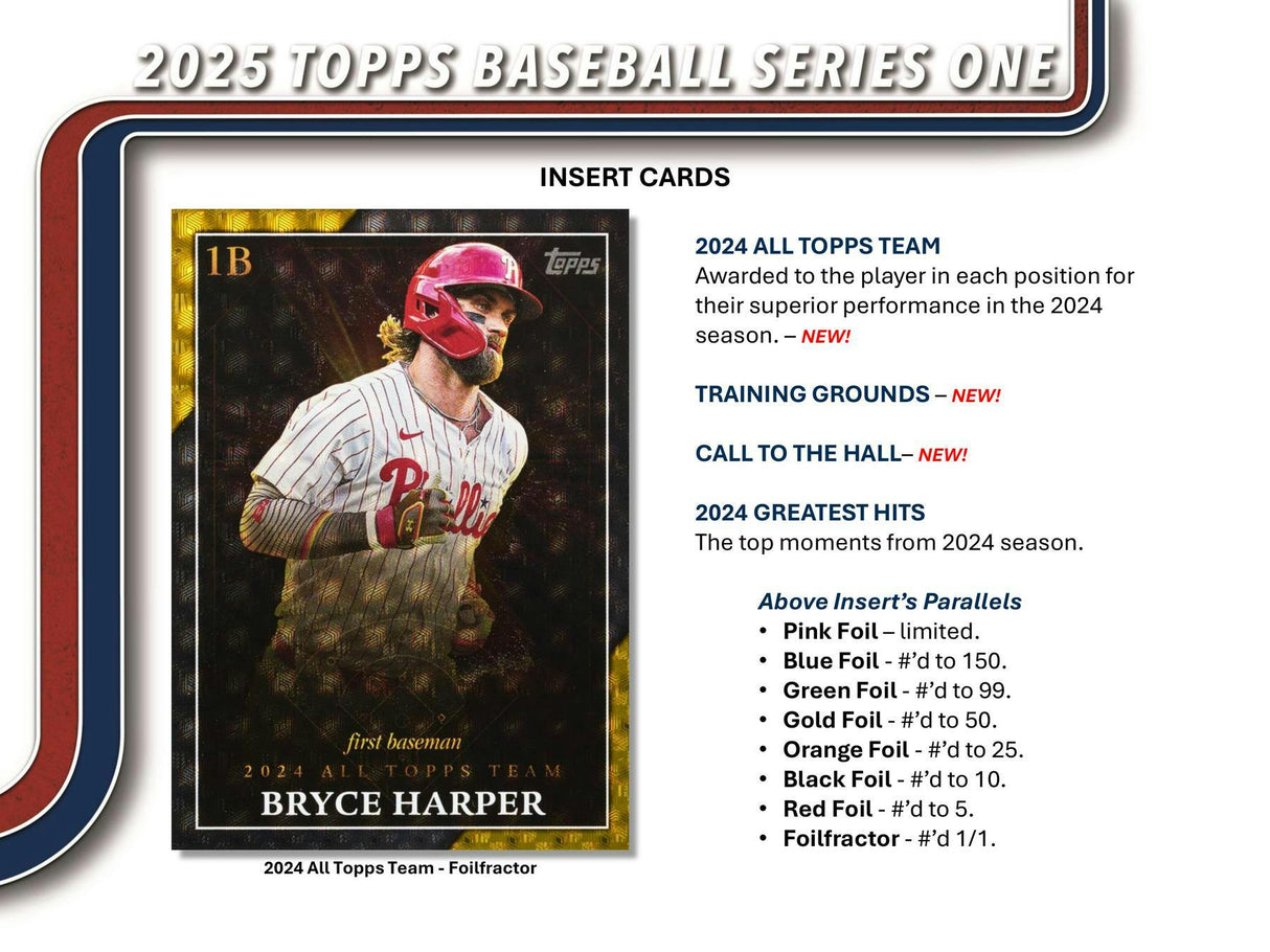 2025 Topps Series 1 Baseball Hobby Jumbo Box