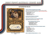 2025 Topps Series 1 Baseball Hobby Jumbo Box