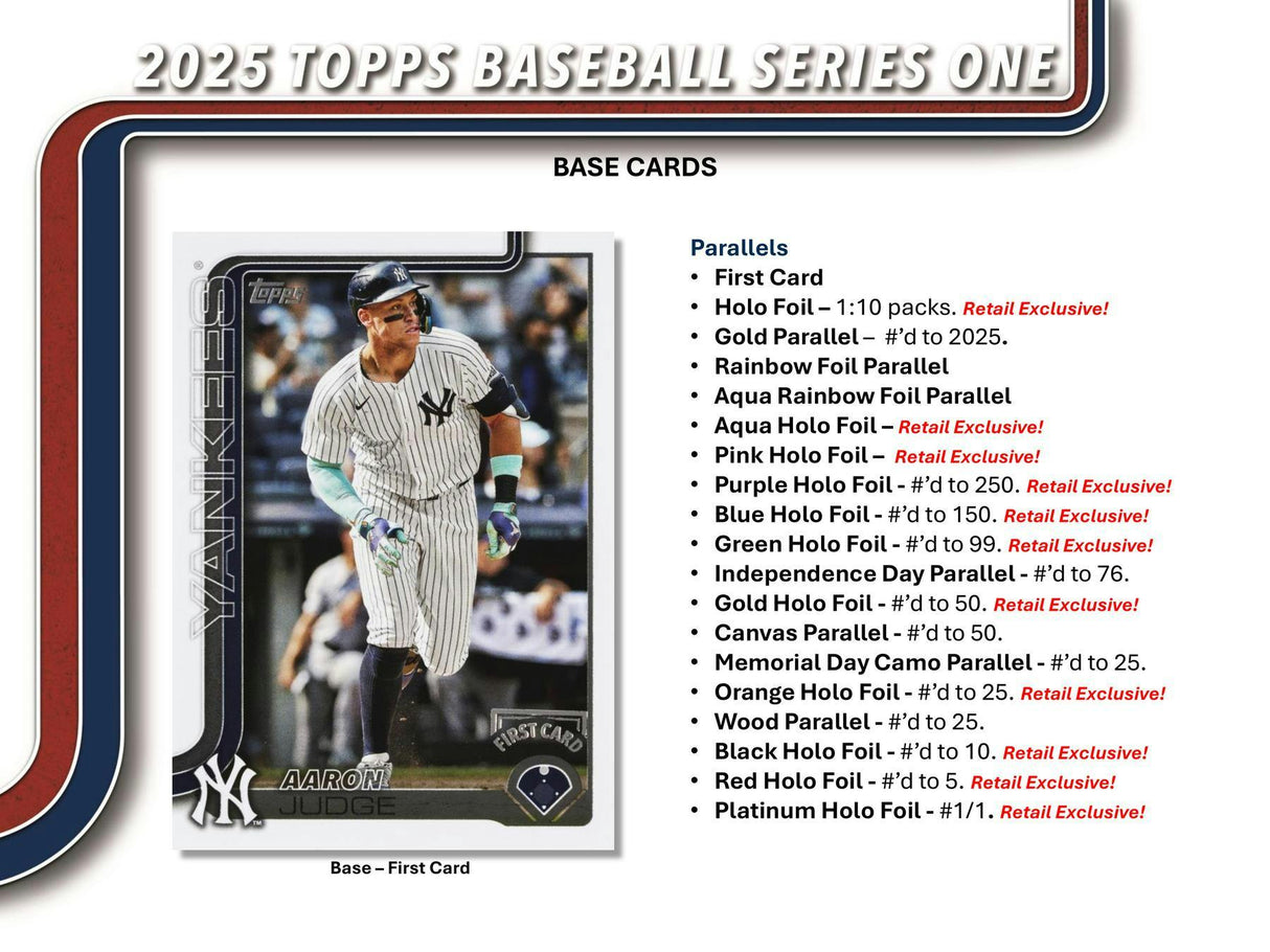 2025 Topps Series 1 Baseball Tin