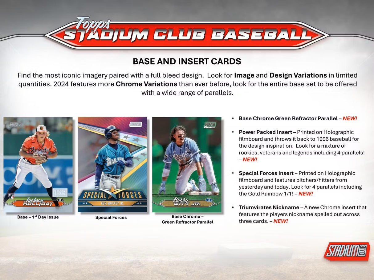 2024 Topps Stadium Club Baseball Compact Box