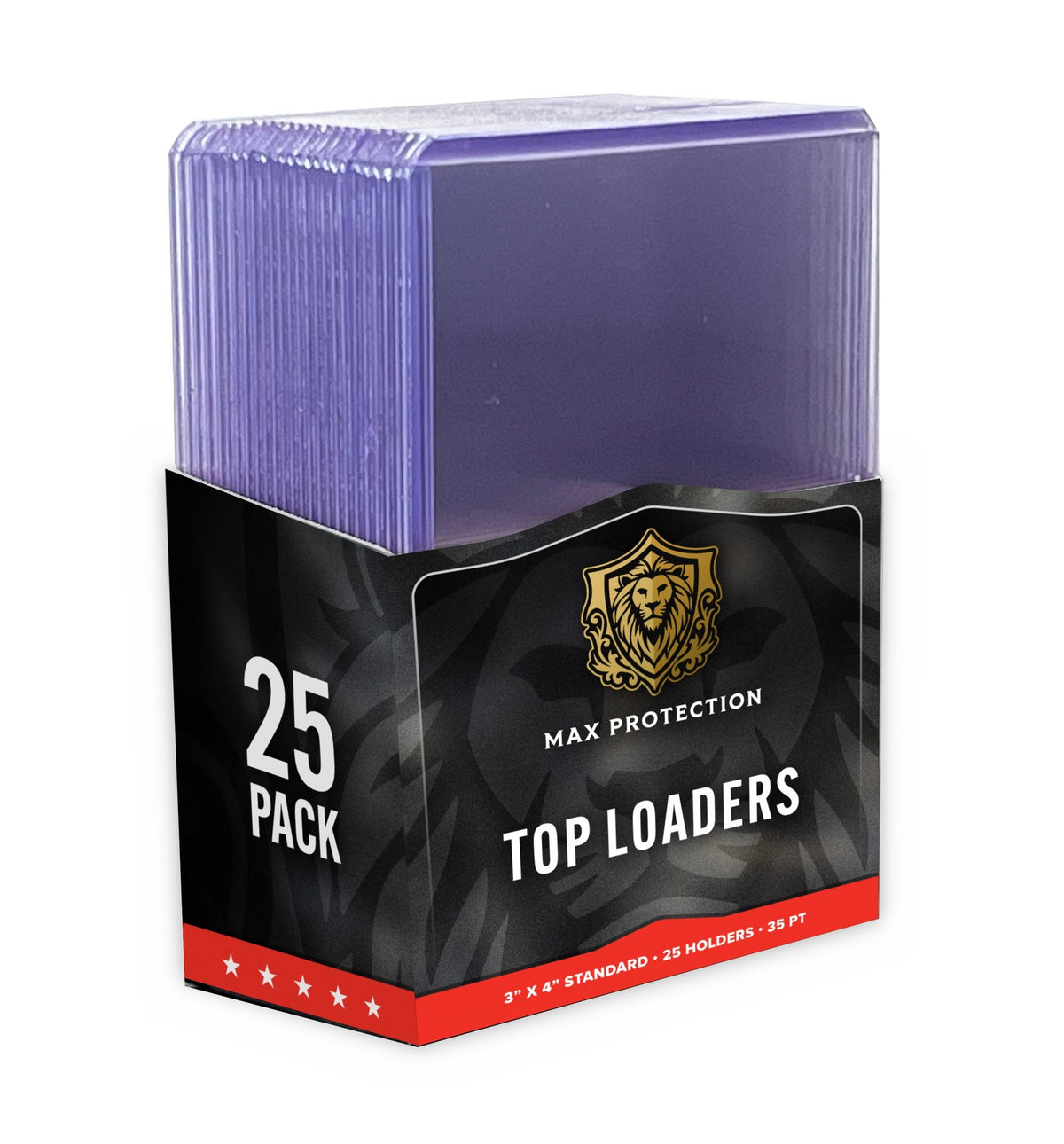 Max Protection 35pt Trading Card Toploaders 25ct pack - Columbia Sports Cards - image 2