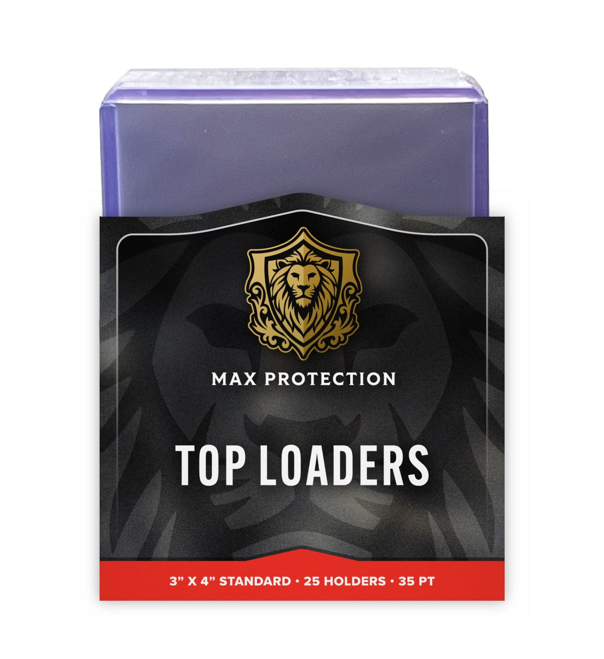 Max Protection 35pt Trading Card Toploaders 25ct pack - Columbia Sports Cards