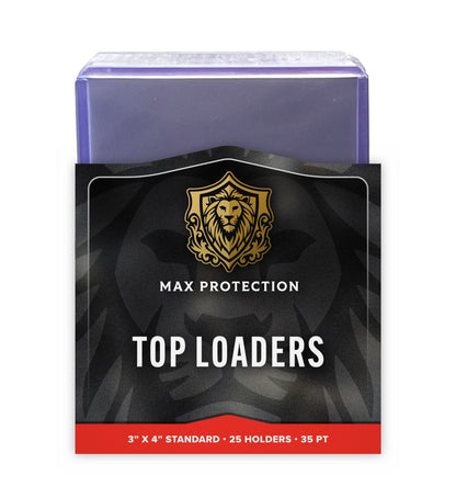 Max Protection 35pt Trading Card Toploaders 25ct pack - Columbia Sports Cards