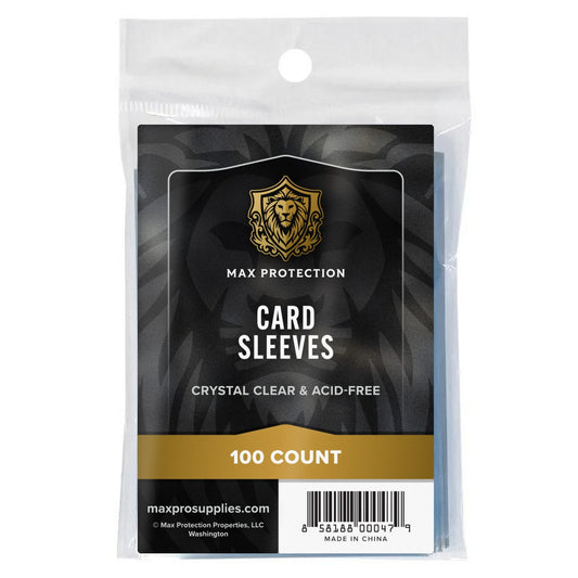 10,000ct Case Max Pro Black Label Soft Card Sleeves for Standard Size Trading Cards | Columbia Sports Cards