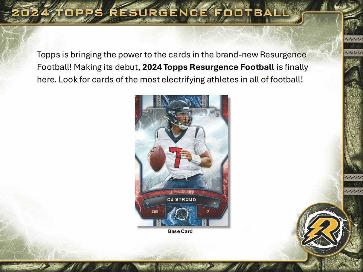2024 Topps Resurgence Football Hobby Box