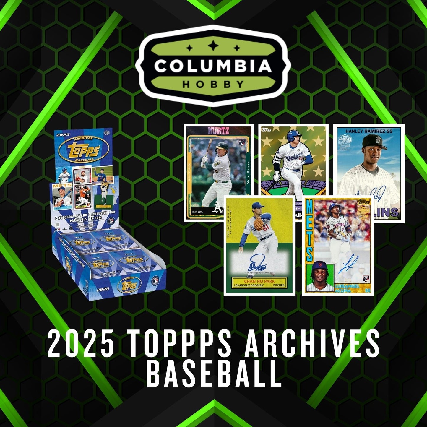 Not a product - Columbia Hobby - Sports Card Boxes - Toploaders - Card Savers
