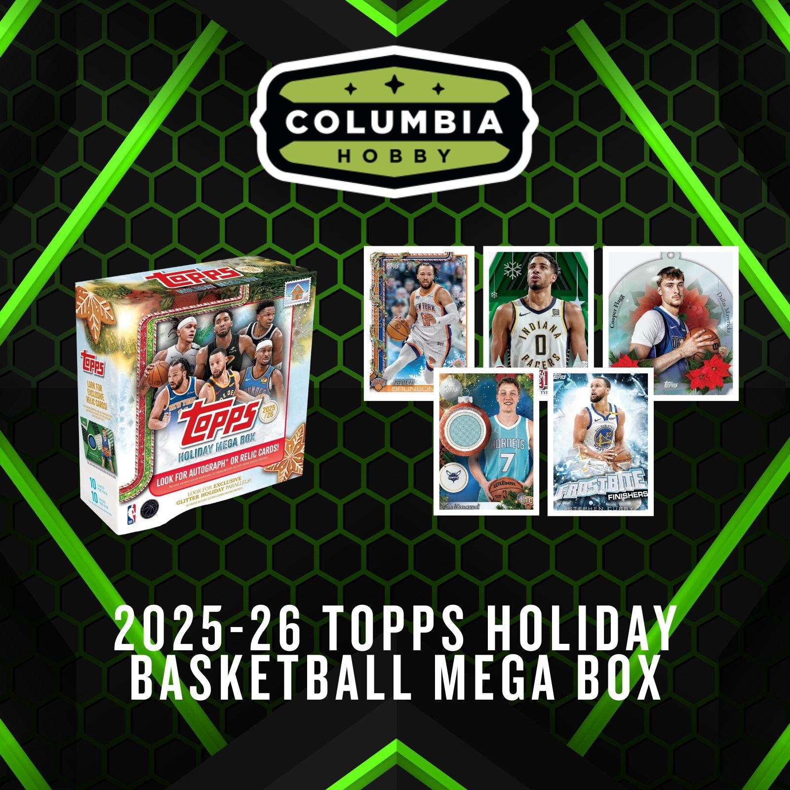Not a product - Columbia Hobby - Sports Card Boxes - Toploaders - Card Savers
