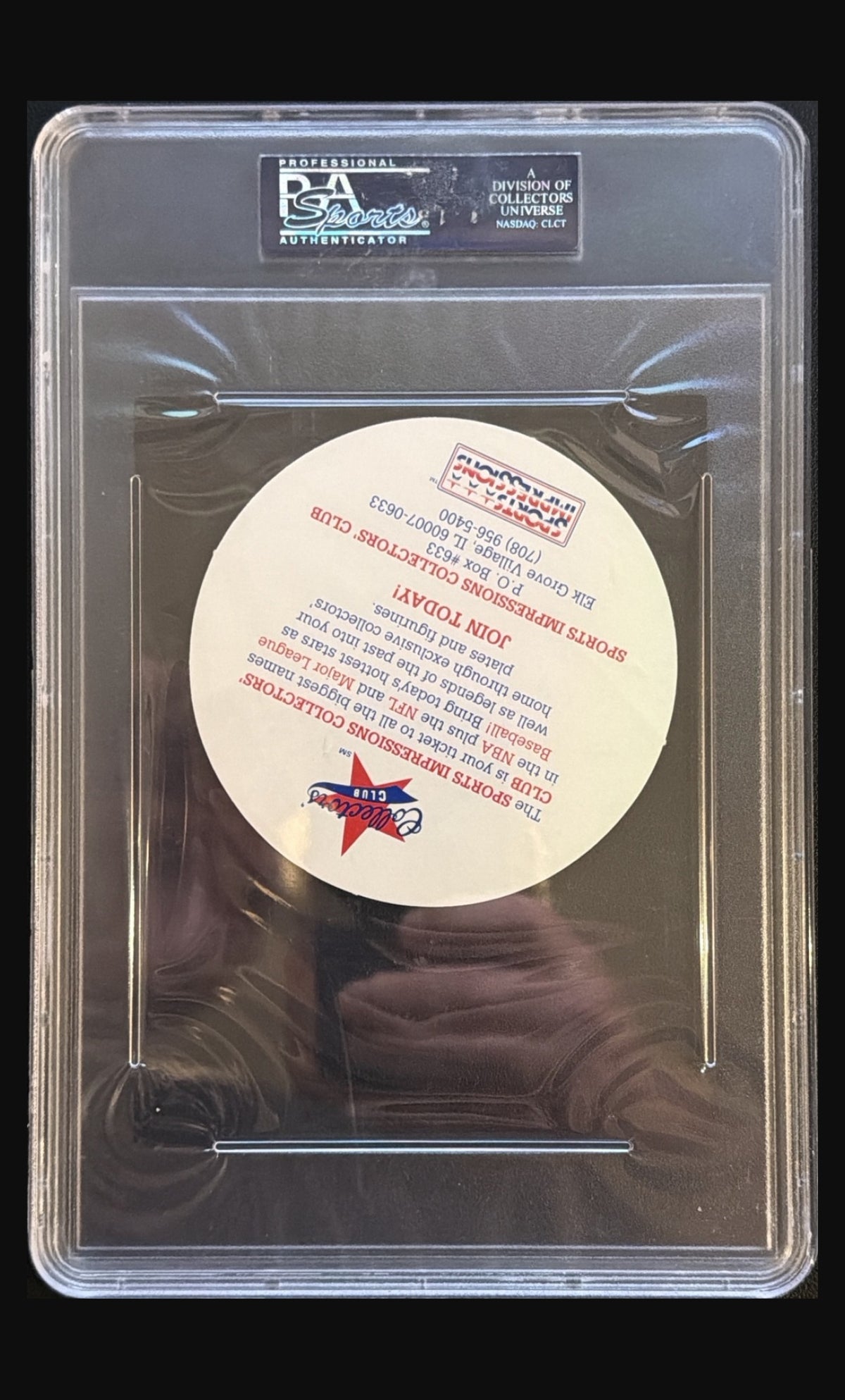 Oscar Robertson signed cut autograph PSA/DNA authentic - back