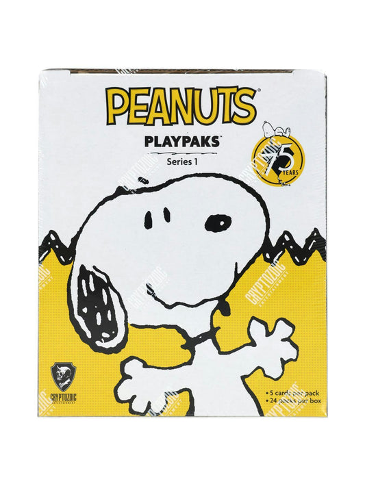 Peanuts Playpaks: 75 Years Series 1 Hobby Box (Cryptozoic 2025) | Columbia Sports Cards - Columbia Hobby - Sports Card Boxes - Toploaders - Card Savers