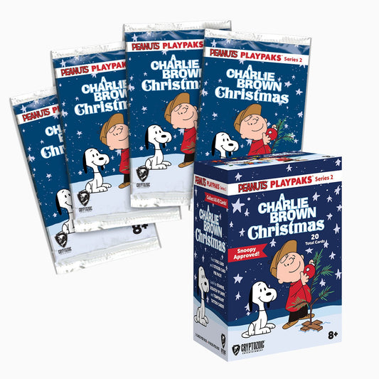 Peanuts Playpaks: A Charlie Brown Christmas 4 - Pack Blaster Box | Columbia Sports Cards - Columbia Hobby - Sports Card Boxes - Toploaders - Card Savers