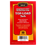 2,500ct Perfect Fit Graded Cards Sleeves - 140pt-190pt Size - Cardboard Gold