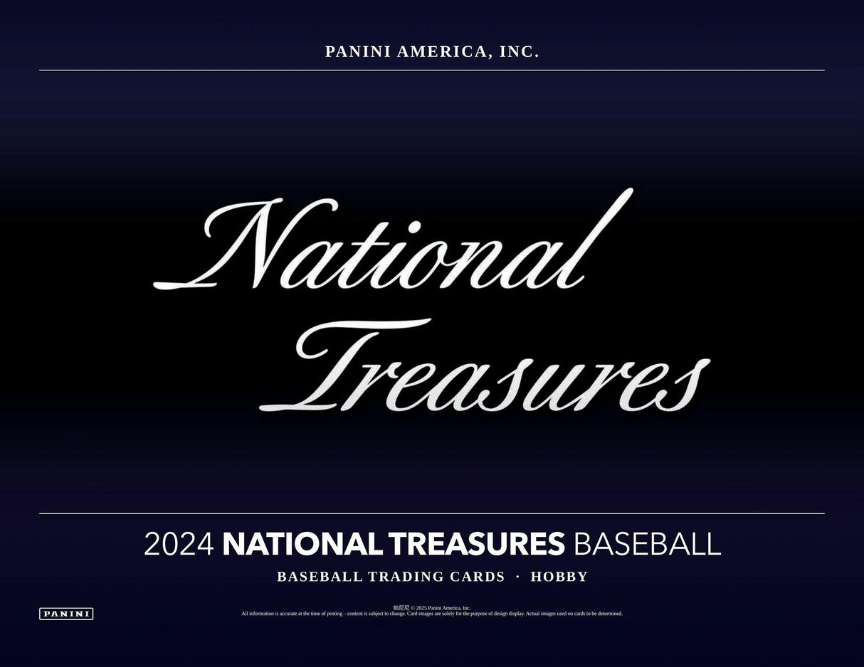 2024 Panini National Treasures Baseball Hobby Box