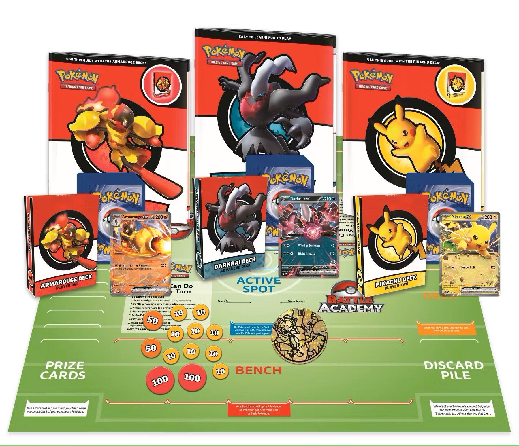Pokemon 2024 Battle Academy Box - Columbia Hobby - Sports Card Boxes - Toploaders - Card Savers