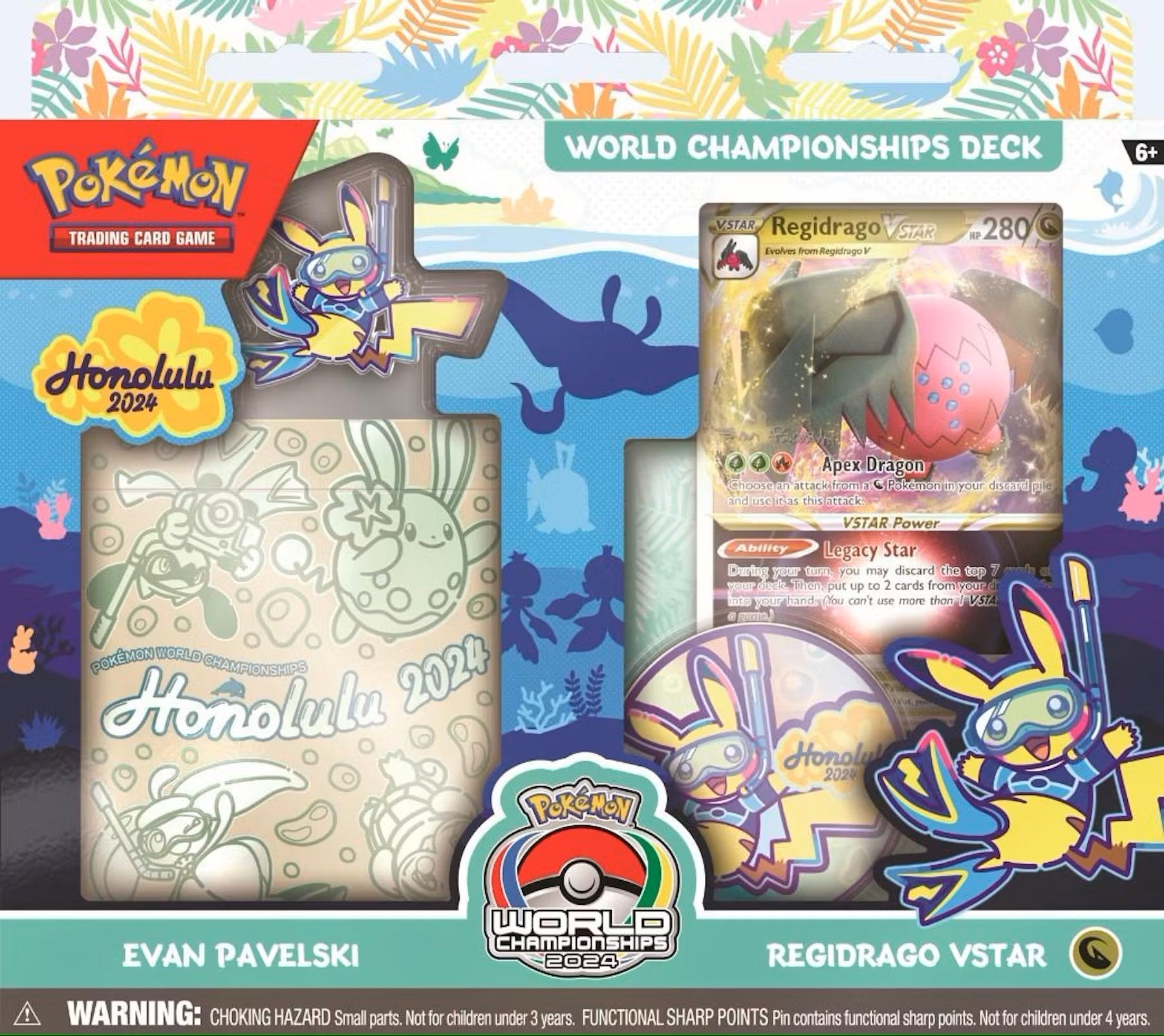 Pokemon 2024 World Championships Deck - Columbia Hobby - Sports Card Boxes - Toploaders - Card Savers