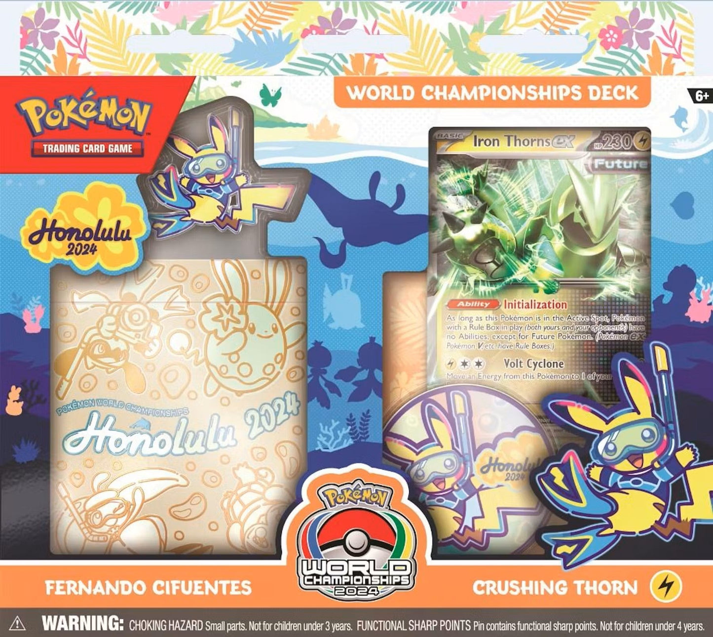 Pokemon 2024 World Championships Deck - Columbia Hobby - Sports Card Boxes - Toploaders - Card Savers