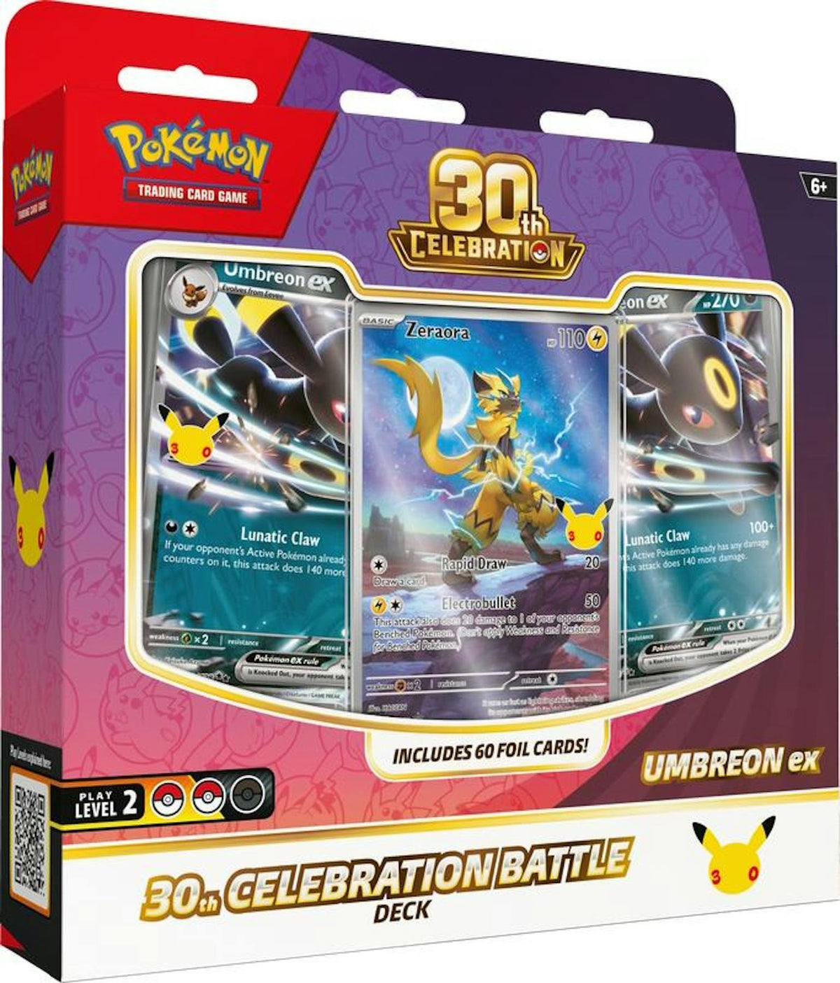 Pokemon TCG 30th Celebration Battle Deck (Espeon ex or Umbreon ex)