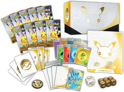 Pokemon TCG 30th Celebration Elite Trainer Box | Columbia Hobby - Sports Card Boxes - Toploaders - Card Savers.