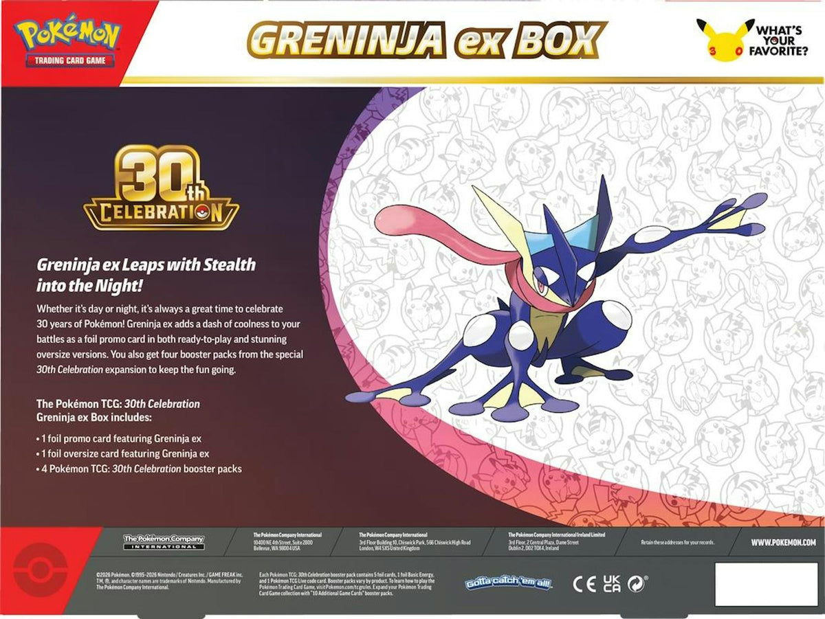 Pokemon TCG 30th Celebration Pokemon ex Box | Columbia Hobby - Sports Card Boxes - Toploaders - Card Savers.