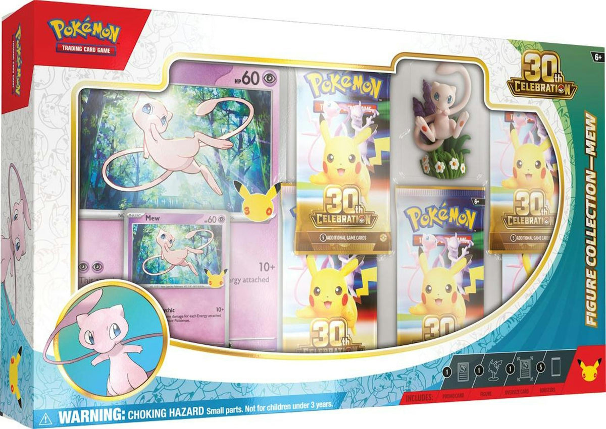 Pokemon TCG 30th Celebration Figure Collection Box (Mew or Mewtwo) image 2