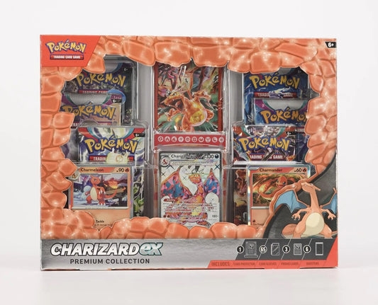 Pokemon Charizard ex Premium Collection Box - Columbia Hobby - Sports Card Boxes - Toploaders - Card Savers