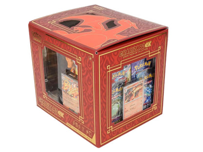 Pokemon Charizard ex Super - Premium Collection Box - Columbia Hobby - Sports Card Boxes - Toploaders - Card Savers