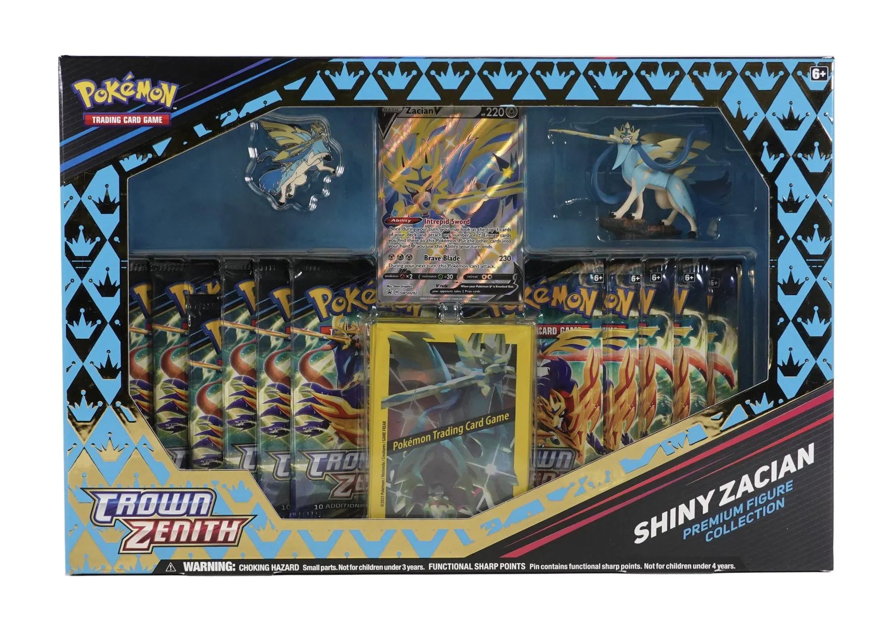 Pokémon Crown Zenith Premium Figure Collection Shiny Zacian