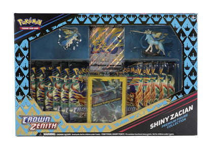 Pokmon Crown Zenith Premium Figure Collection Shiny Zacian - BLUE Columbia Hobby - Sports Card Boxes - Toploaders - Card Savers Pokmon Crown Zenith Premium Figure Collection Shiny Zacian - BLUE Columbia Hobby - Sports Card Boxes - Toploaders - Card Savers