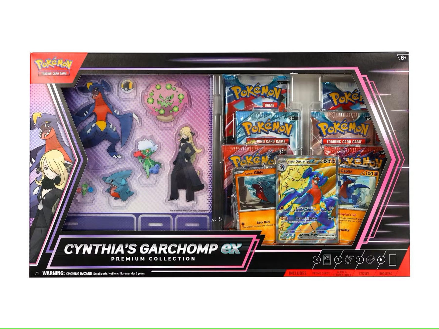 Pokemon Cynthia's Garchomp ex Premium Collection Box - Columbia Hobby - Sports Card Boxes - Toploaders - Card Savers