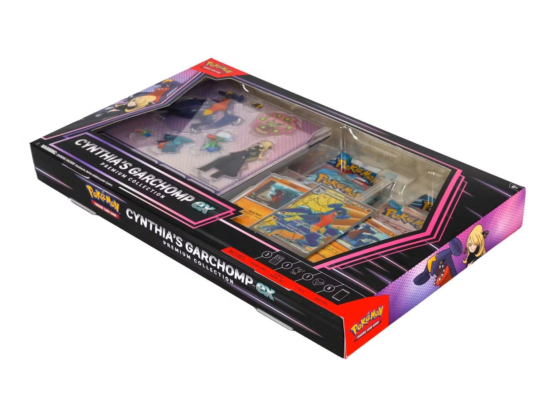 Pokemon Cynthia's Garchomp ex Premium Collection Box - Columbia Hobby - Sports Card Boxes - Toploaders - Card Savers